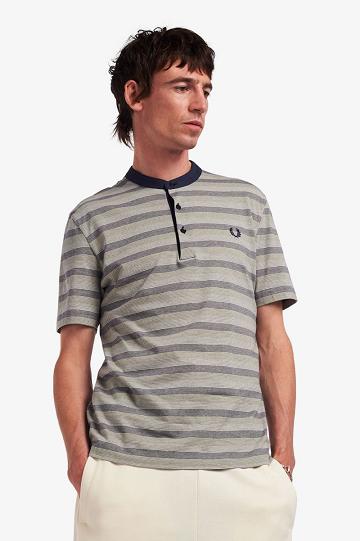 Dark Grey Fred Perry M8801 Men's Polo Shirts | PH 1475VRWD